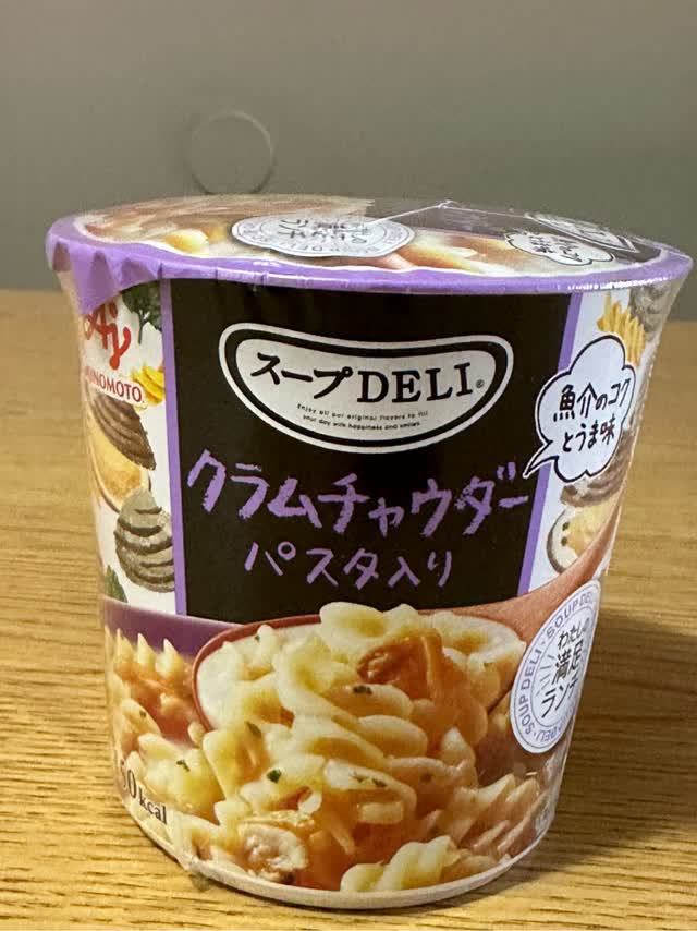 スープDELI クラムチャウダー パスタ入り 37.5 グラム - Weee!