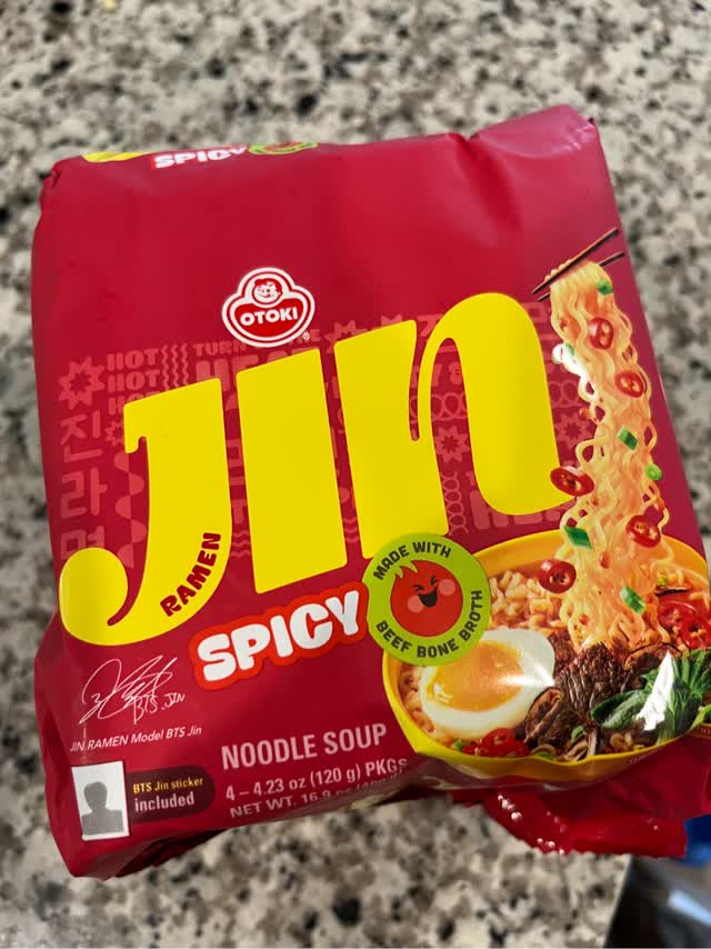 Otoki ジンラーメン(辛口) 4袋入 - Weee!