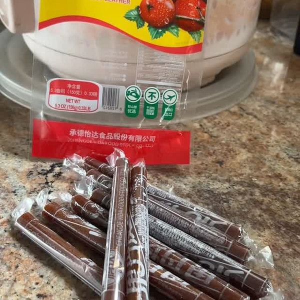 Yida Hawthorn Candy- Thick Hathorn fruit rollups