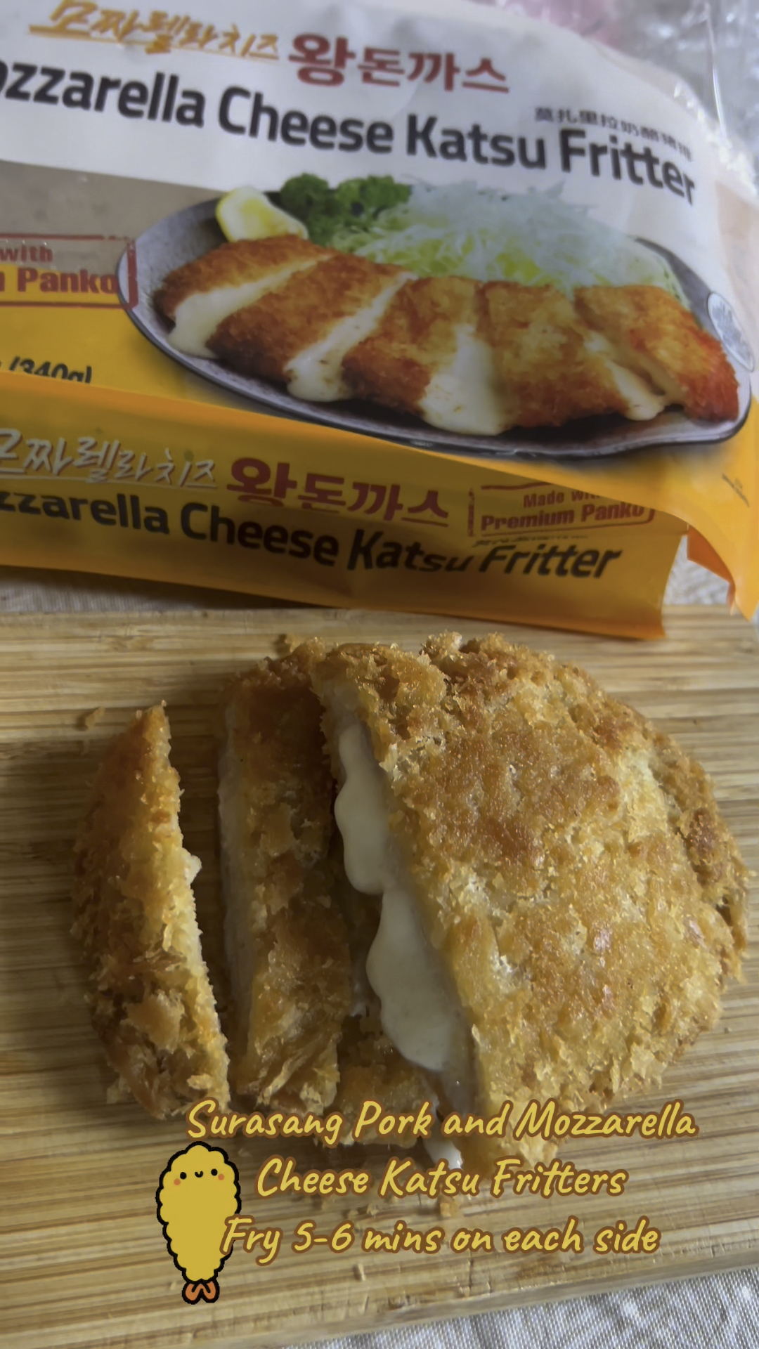 Surasang Pork + Mozzarella Cheese Katsu Fritters