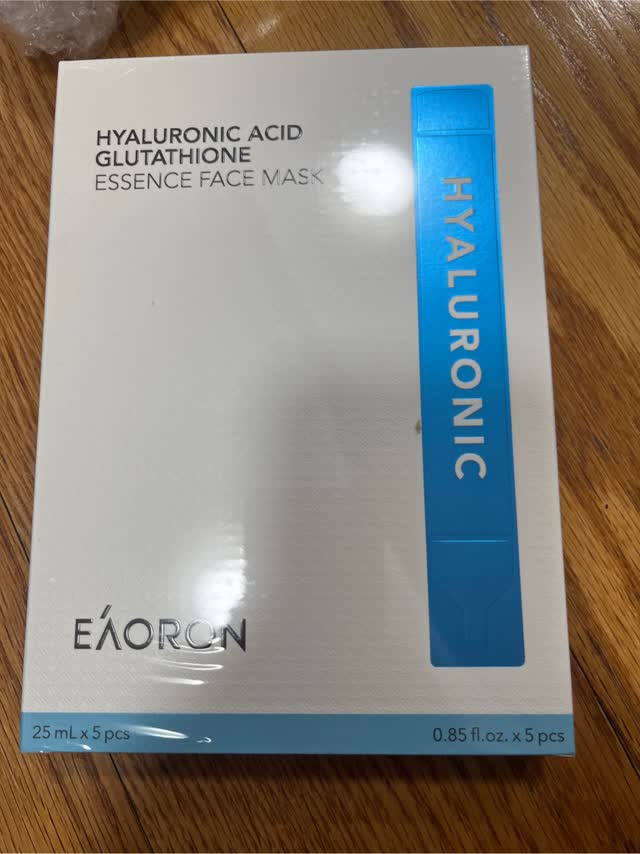 Get EAORON Hyaluronic Acid Collagen Hydrating Face Mask 5pk Delivered