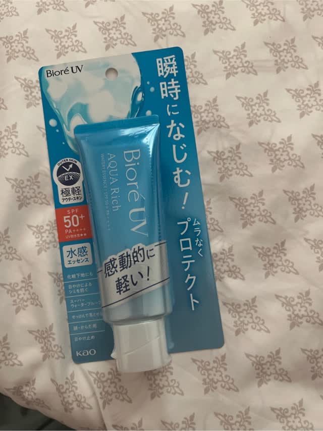 花王 ビオレ UV アクアリッチ ウォータリーエッセンス SPF50+ PA++++