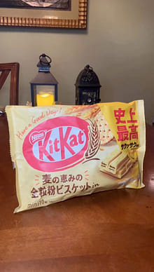 【★みるきー★】granataビスコット　5種の天然木 　幅124 ネスレ キットカット ミニ 麦の恵みの全粒粉ビスケット 4.4 オンス - Weee!