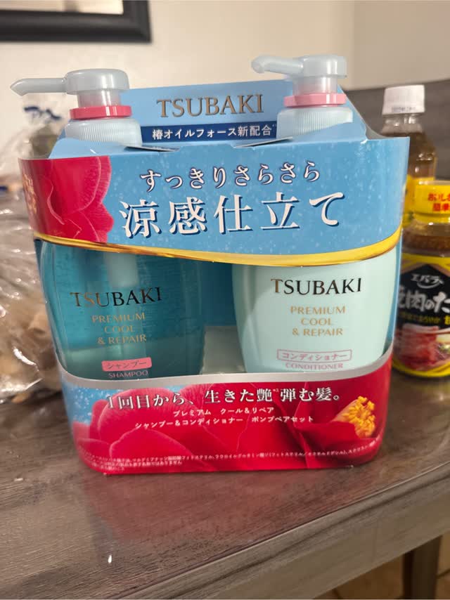 資生堂 ツバキ 冷感プラスシャンプー＆コンディショナーセット 1 個
