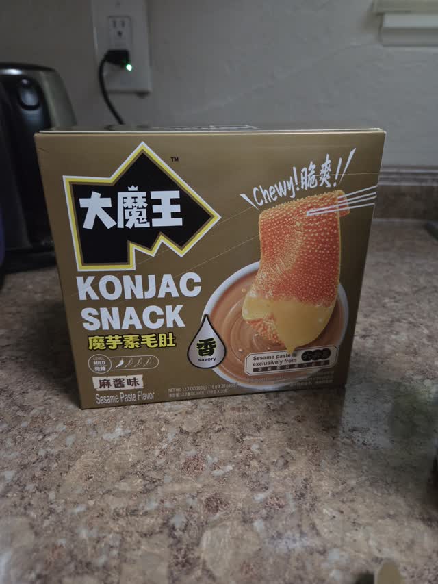 MOWON KONJAC SNACKS- SESAME 360 グラム - Weee!