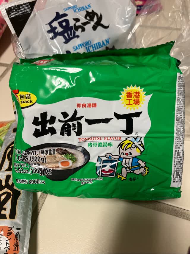 日清 出前一丁ラーメン とんこつ味 - Weee!