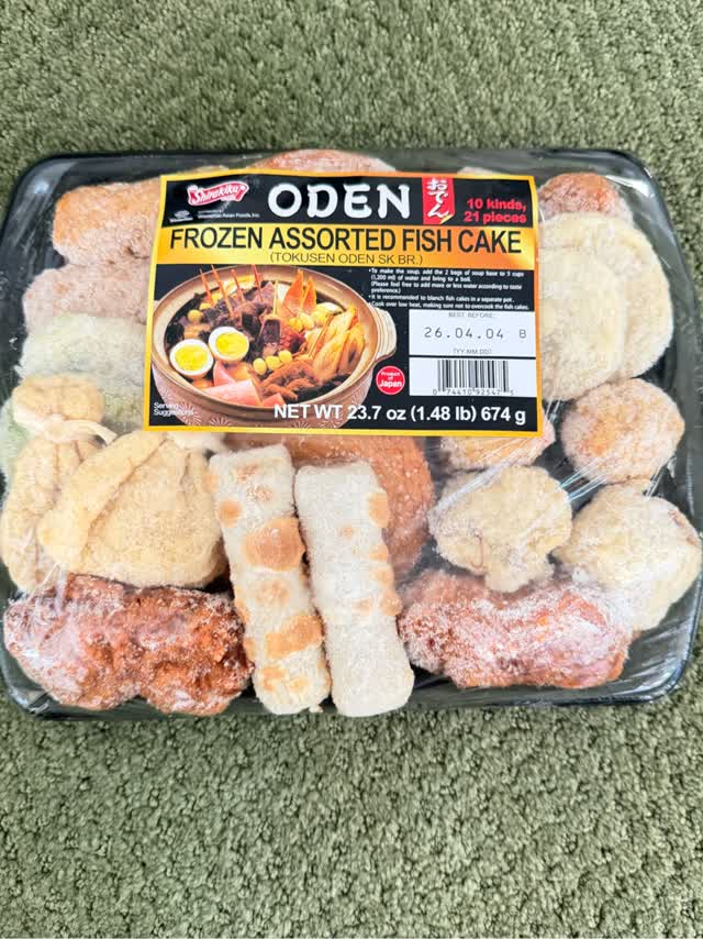 おでん Shirakiku おでんセット 冷凍 650g 22.92 オンス - Weee!