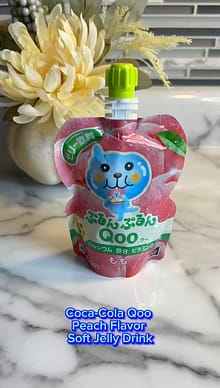 Qoo ゼリー飲料 たっぷり果汁 ピーチ 4.4 オンス - Weee!