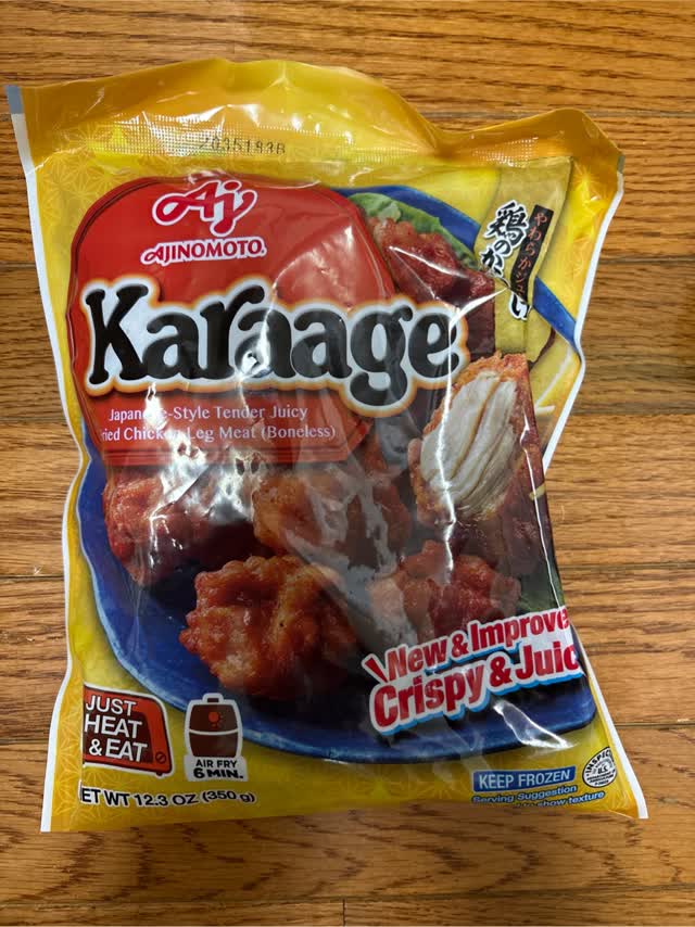 味の素 鶏もものから揚げ 冷凍 350 グラム - Weee!