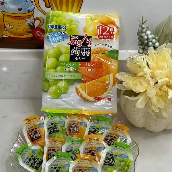 Orihiro Konjac Jelly - Muscat & Orange Flavor