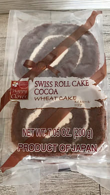 Happy Clover スイスロール ココア味 200 グラム - Weee!