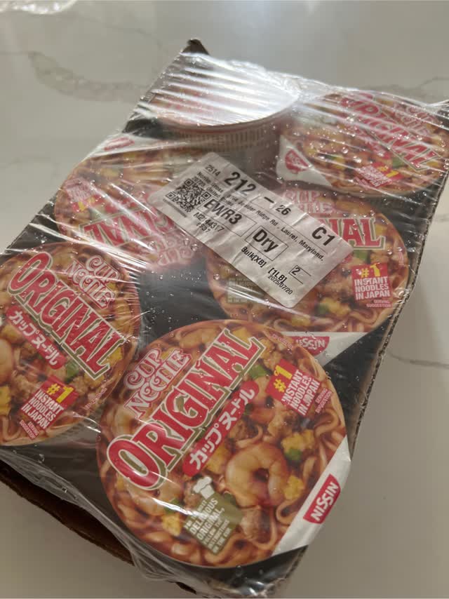 Nissin カップ麺 オリジナル 6P 2.4 オンス - Weee!