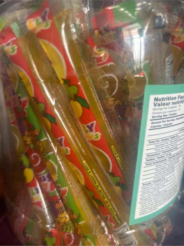 Sunwave 詰合わせ果物ゼリースティック 1400 グラム - Weee!