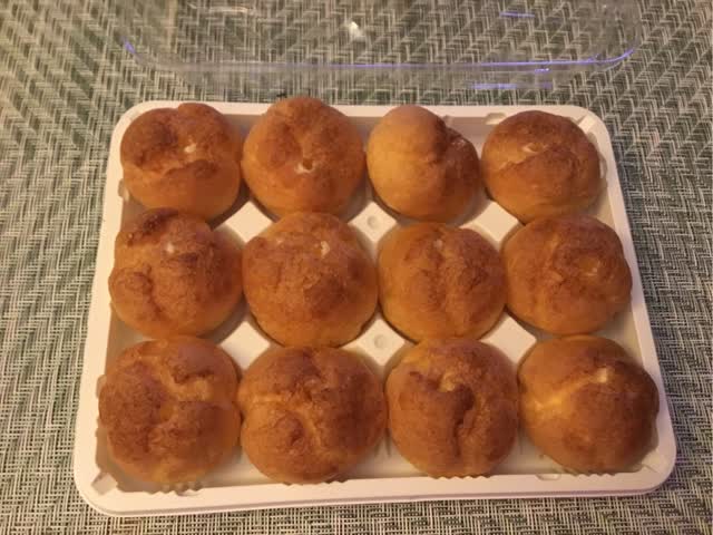 オランジェ ミニカスタード シュークリーム 12個入り 126 グラム - Weee!