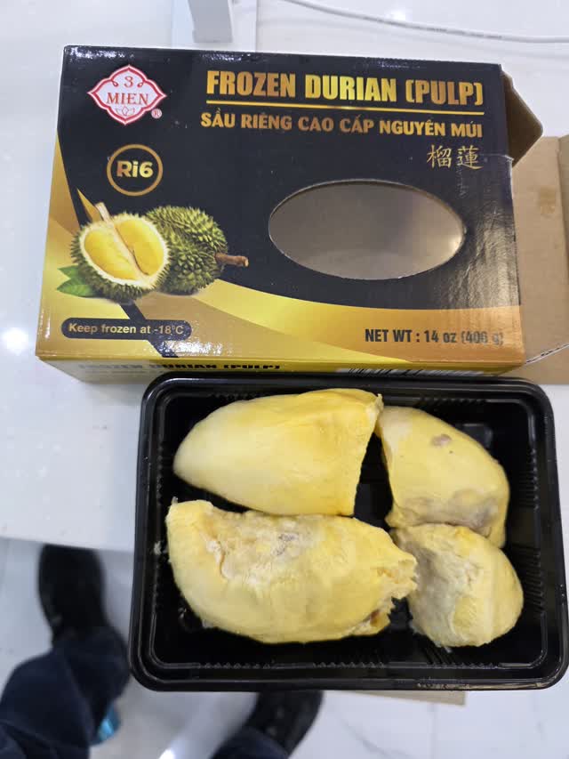 Sầu Riêng Ri6 Nguyên Múi Cao Cấp 3 Miền, Đông Lạnh 14 oz - Weee!