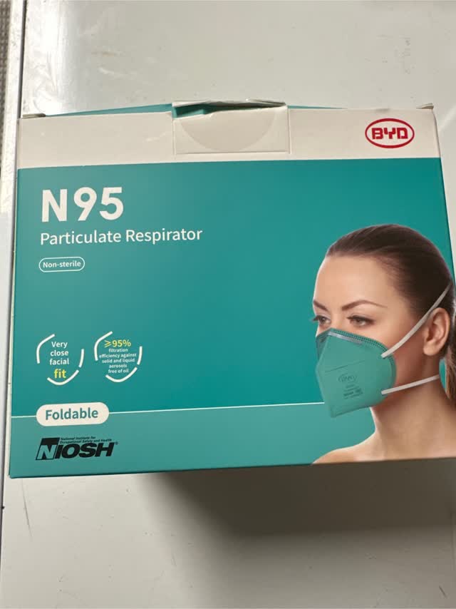 超大量BYD N95 高性能マスク　未使用 Amazon.com: BYD CARE KN95 Respirator, 50 Pieces, Breathable