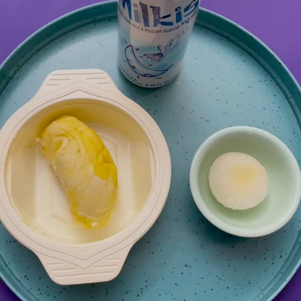 甘いドリアンのアフタヌーン ティー