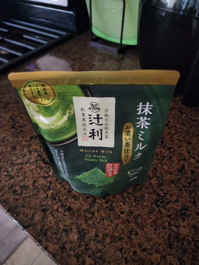 抹茶パウダー2袋セット1kg✖️2＝2kg KATAOKA 辻利2倍牛奶浓厚抹茶粉150 克- Weee!