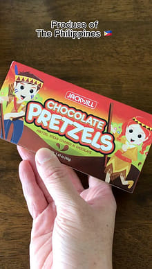 プレッツェルページ Jack & Jillプレッツェルチョコレート 40 グラム - Weee!