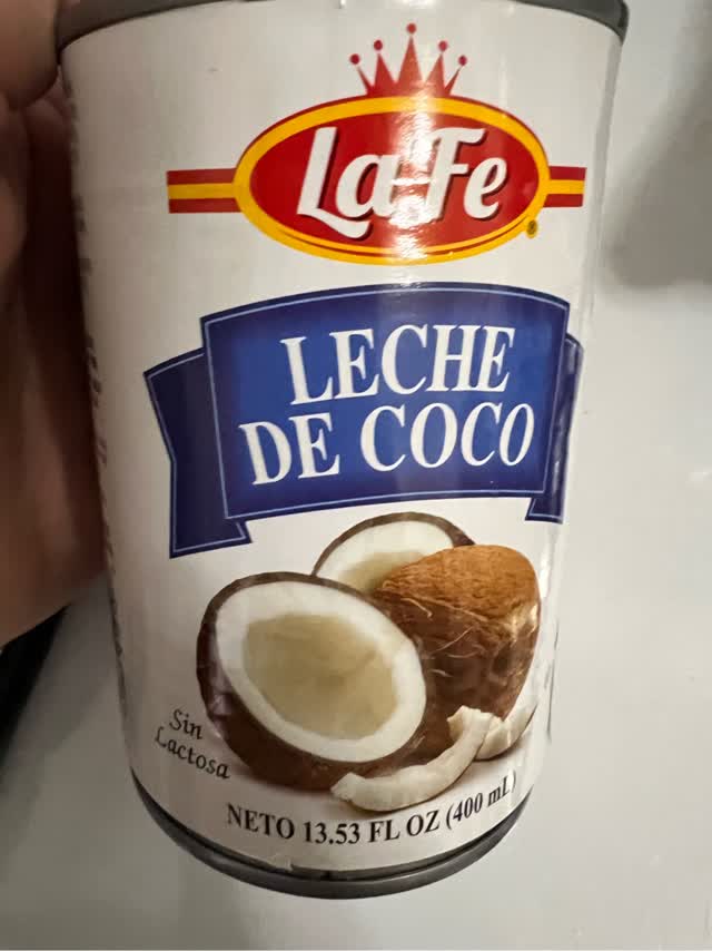 Get La Fe Coconut Milk 13.53 fl.oz Delivered | MásGusto Latino Market