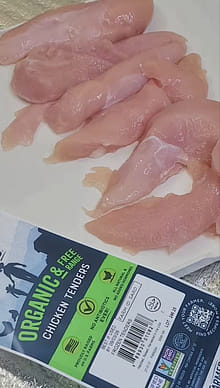 鶏肉 ささみ オーガニック 平飼い 冷凍 1.2-1.3 ポンド - Weee!