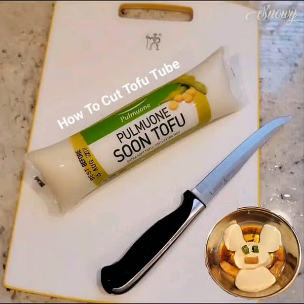 Tip & Trick: How To Cut Tofu Tube (Cartoon Tofu)