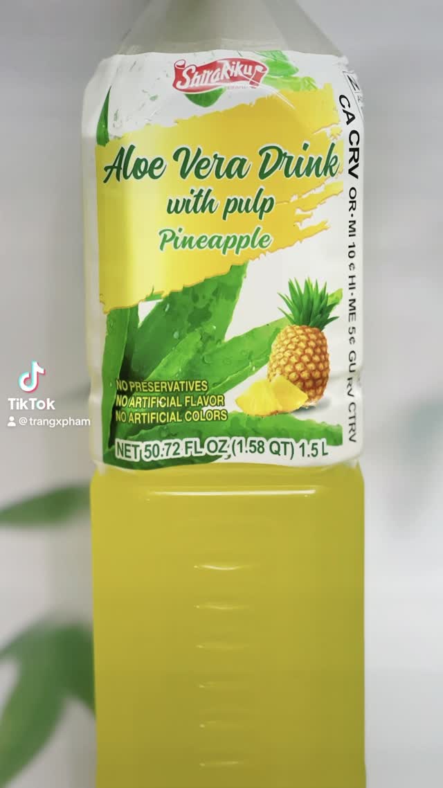 [Review]Shirakiku Aloe Vera Drink Pineapple Flavor