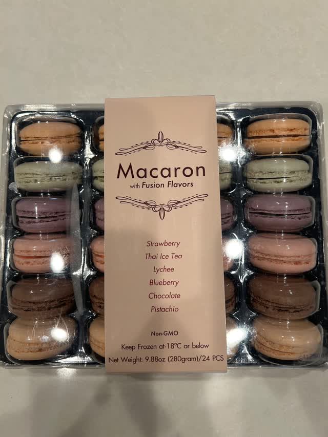 マカロン アソート（24個入り） 9.88 オンス - Weee!