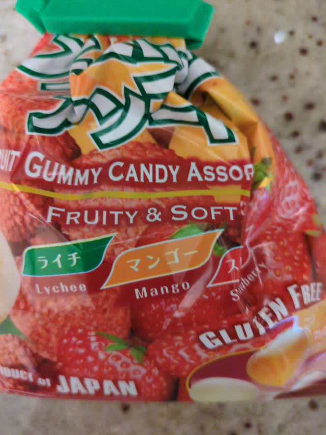 Kasugai フルーツグミ アソート (ライチ 、マンゴー 、ストロベリー