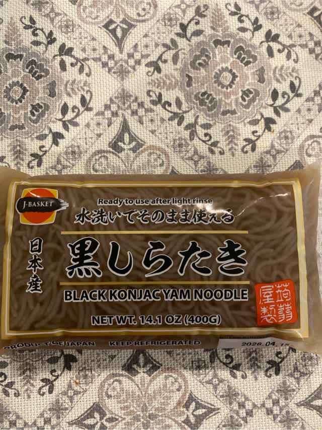 J-Basket 黒しらたき 糸こんにゃく 400 グラム - Weee!