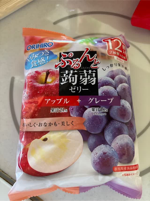 RinQ　送料 オリヒロ ぷるんと蒟蒻ゼリー アップル＋グレープ - Weee!