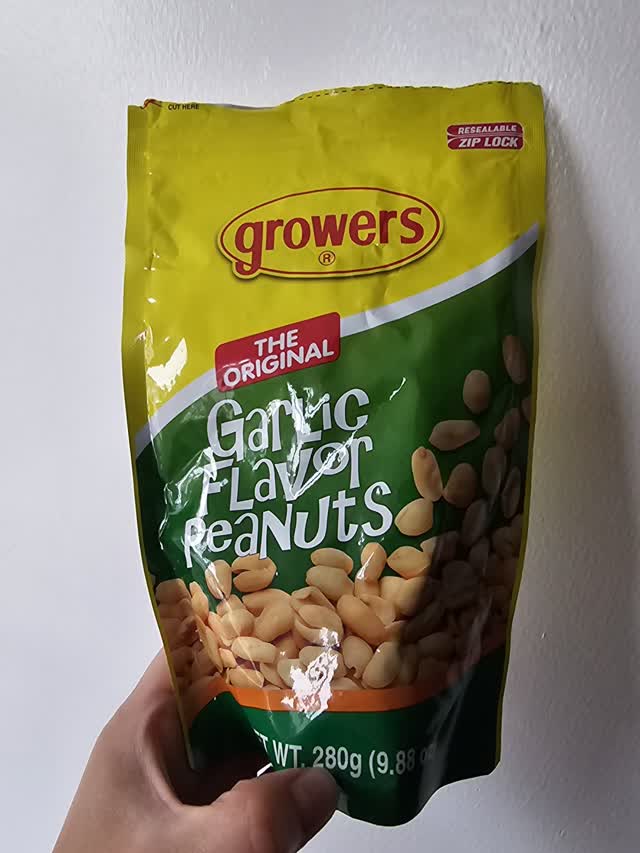 Growers ガーリック味ピーナッツ お得パック - Weee!