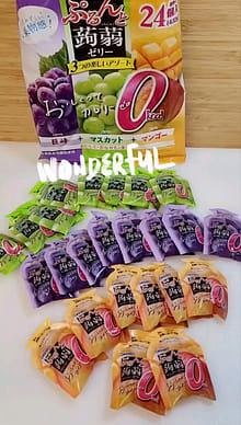 オリヒロ ぷるんと蒟蒻ゼリー アソート カロリーゼロ 巨峰+マスカット+