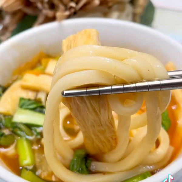 Vegan Korean Kimchi HotPot Noodle Soup