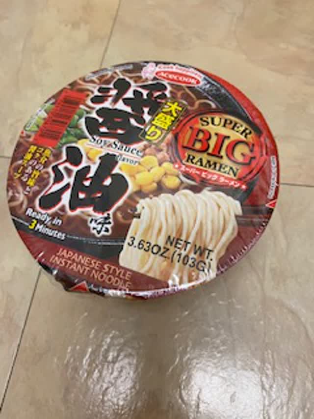 エースコック スーパービッグラーメン 大盛り醤油味 103 グラム 3.63